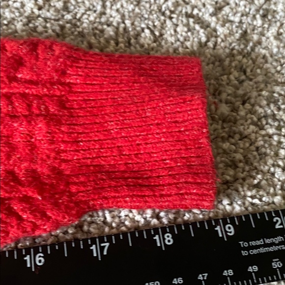 Caslon Red Fair Isle Sweater. Size S. - Picture 12 of 14